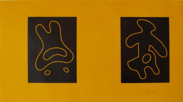 Dreams XVIII And Dreams XX, 1952, Jean Arp