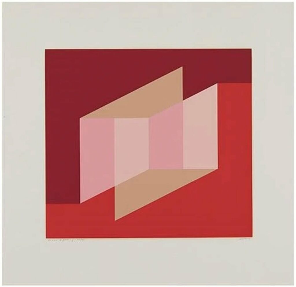 Never Before J, 1976, Josef Albers