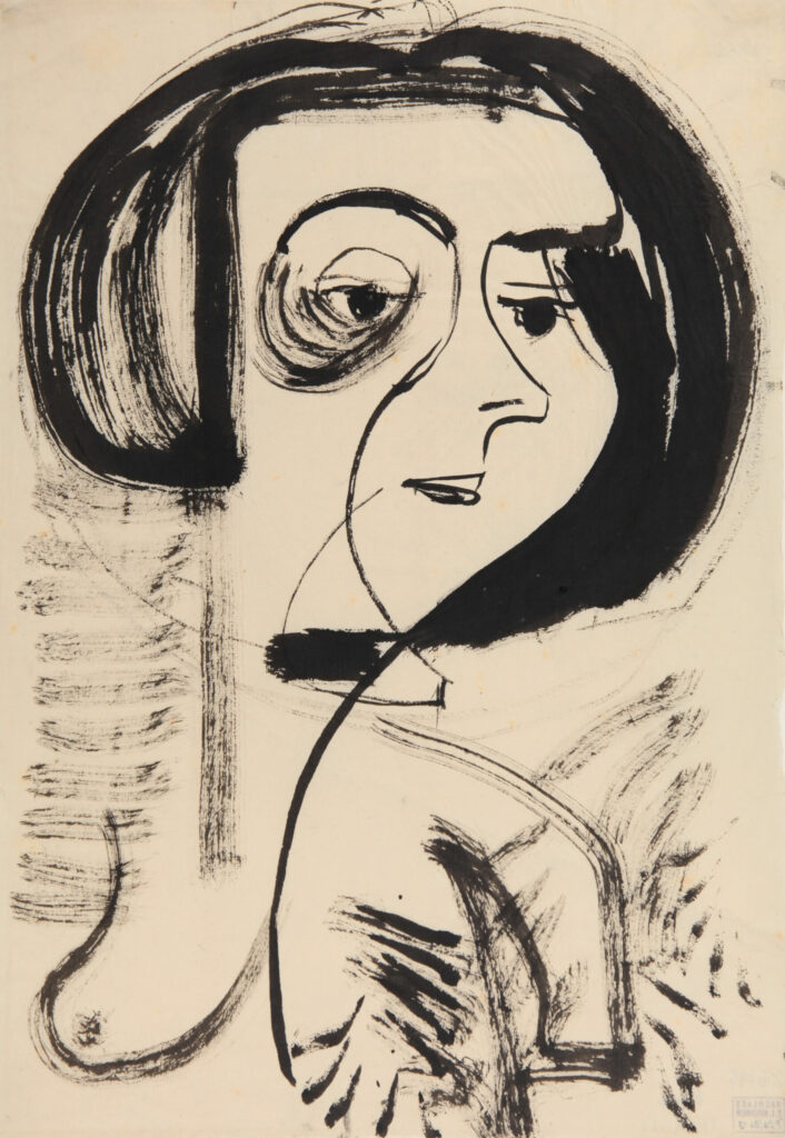 Weibliches Bildnis (Female Portrait), 1928, Ernst Ludwig Kirchner