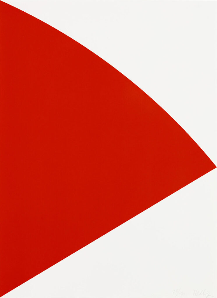 Red Curve (For Joel), 1993, Ellsworth Kelly