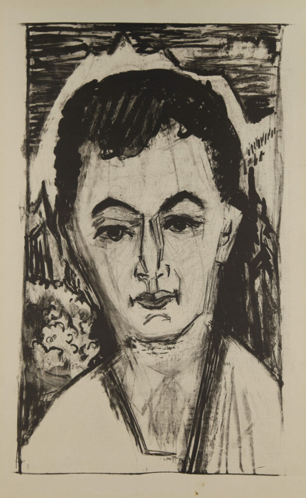 Porträt Nele van de Velde (Portrait of Nele van de Velde), 1921, Ernst Ludwig Kirchner