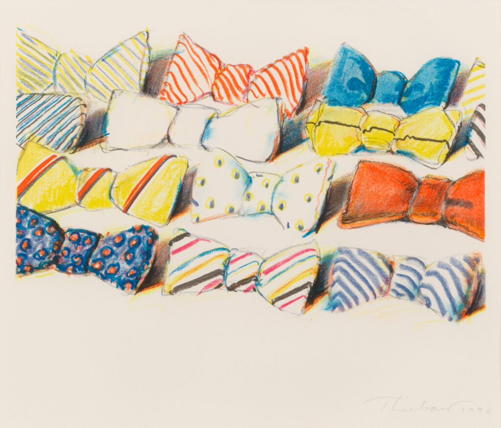 Bow Ties by Wayne Thiebaud