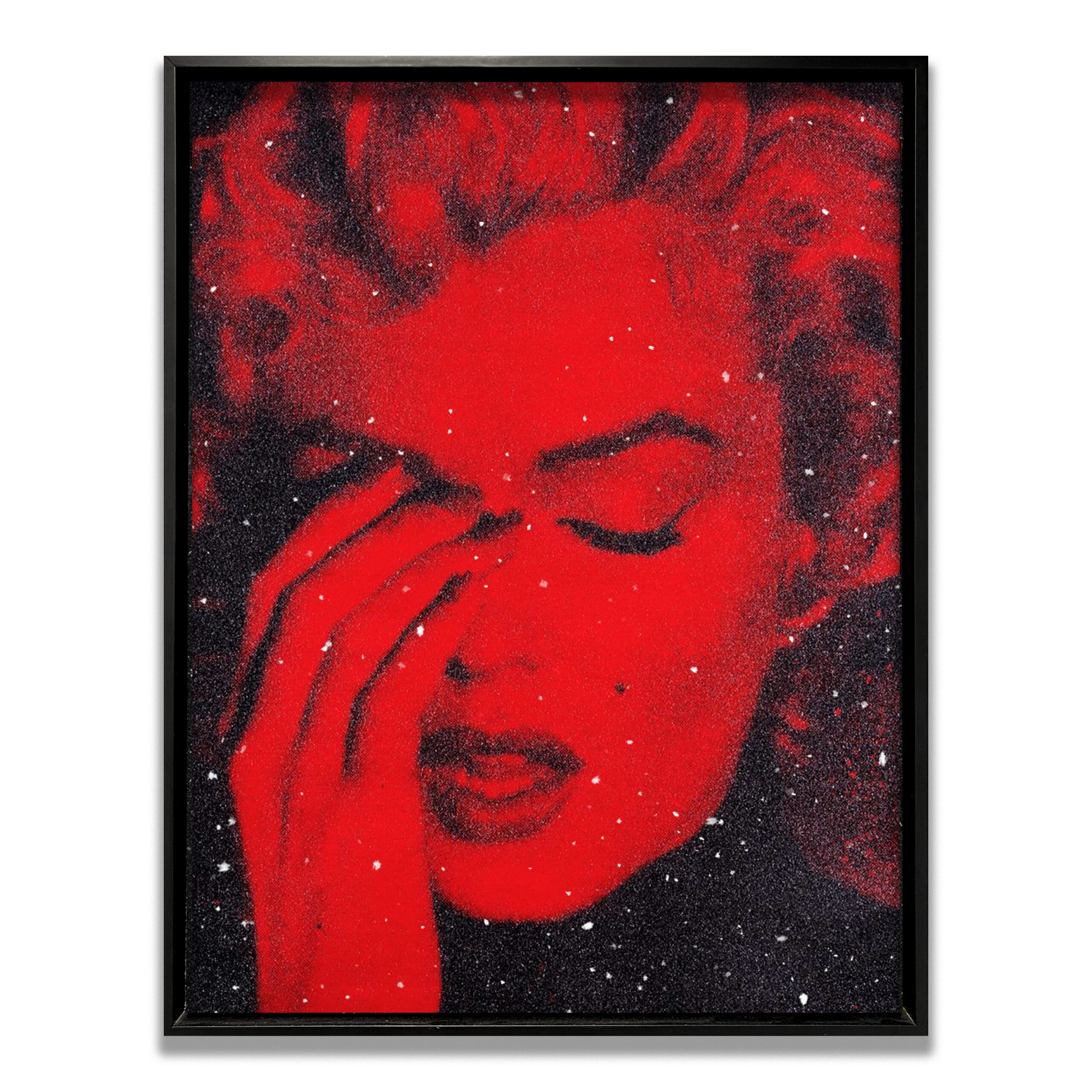 Marilyn Crying (New York) by Russell Young