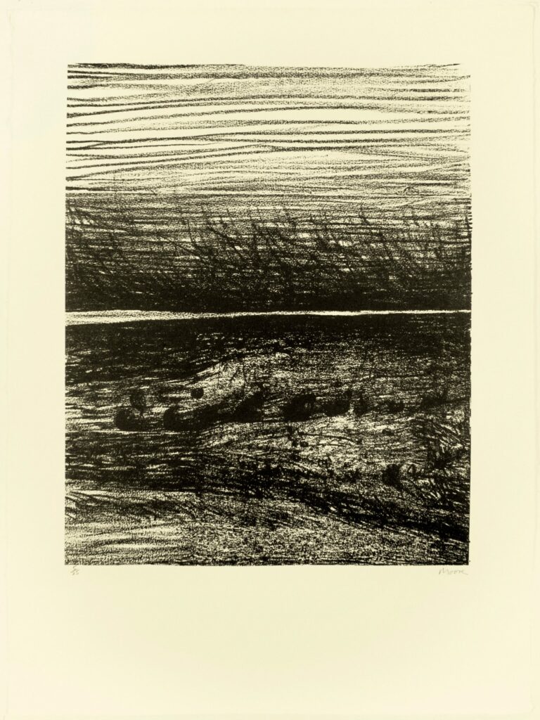 Windswept Lanscape, 1973, Henry Moore