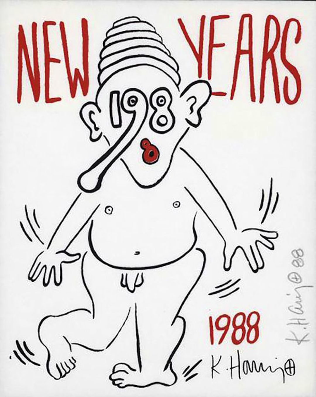 New Years Baby by Keith Haring