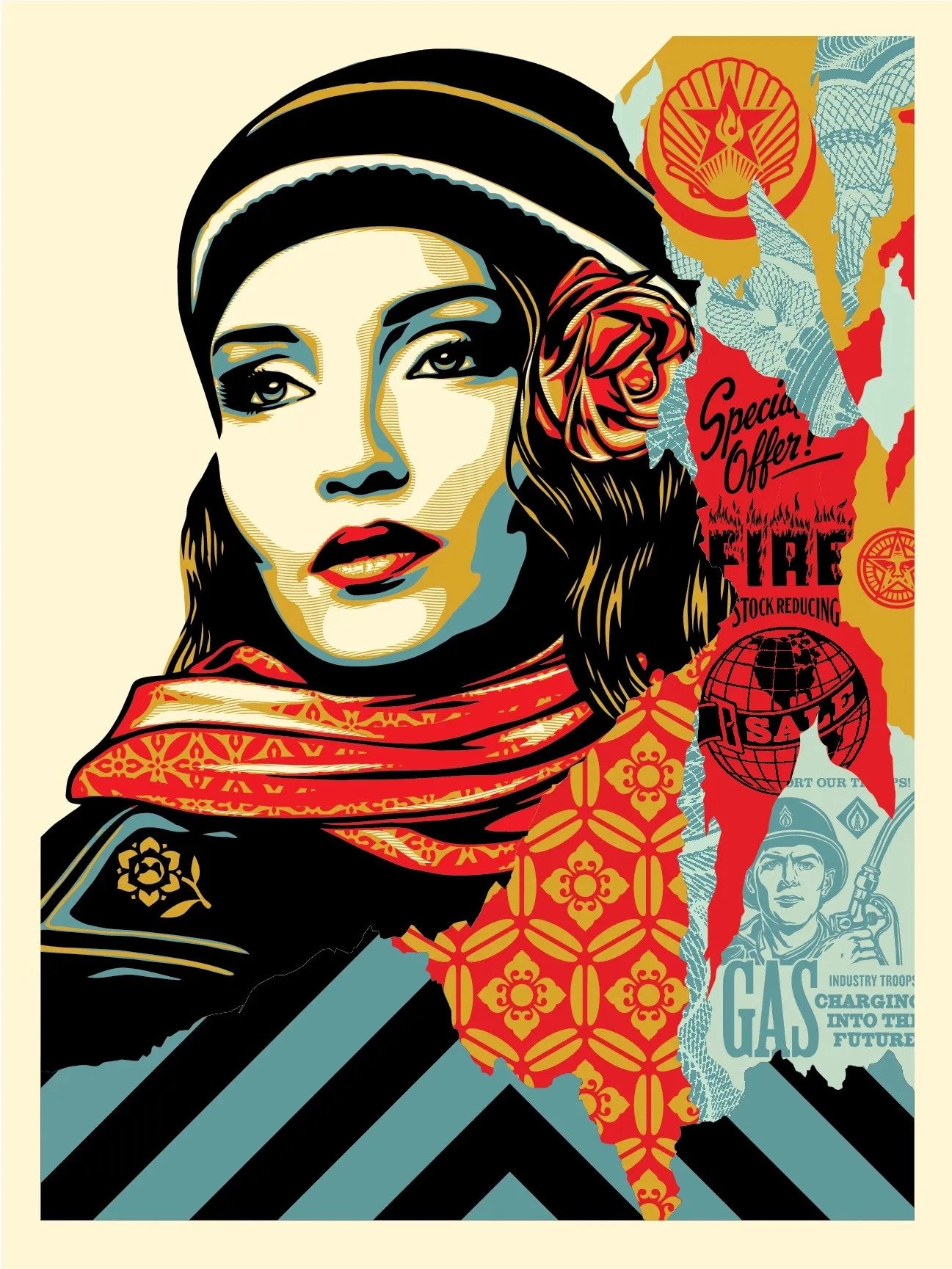 Obey Fire Sale by Shepard Fairey