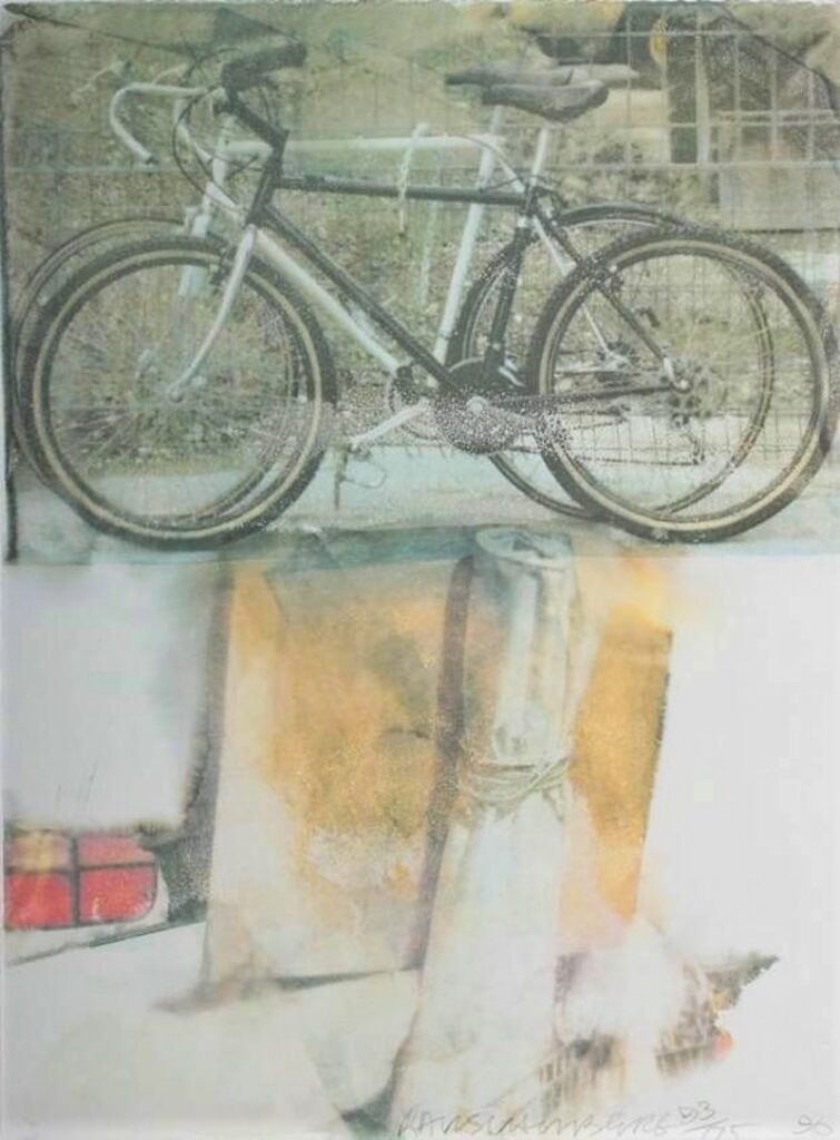 Untitled (Two Bicycles), 1996, Robert Rauschenberg, Michael Lisi Contemporary Art