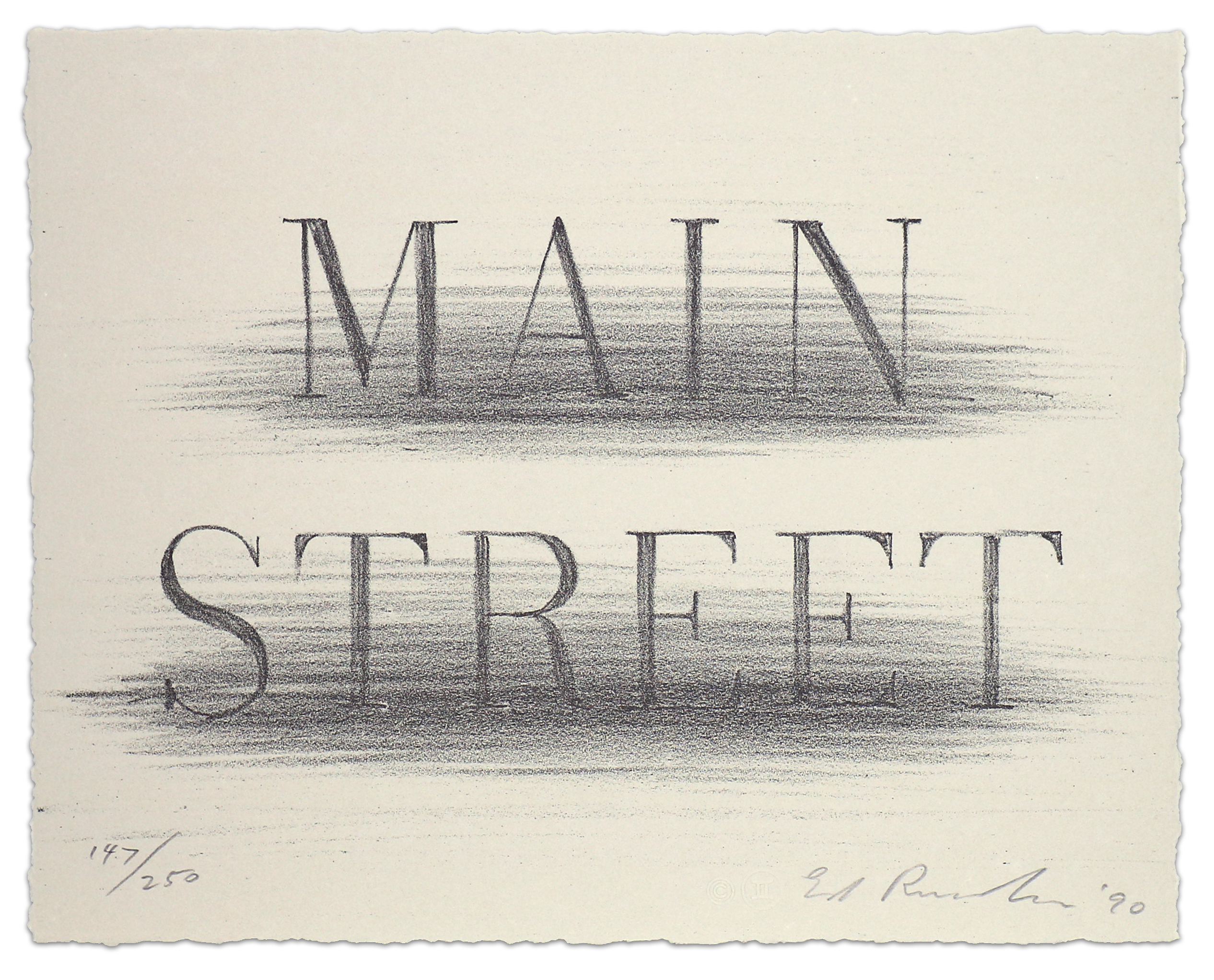 Main Street by Ed Ruscha