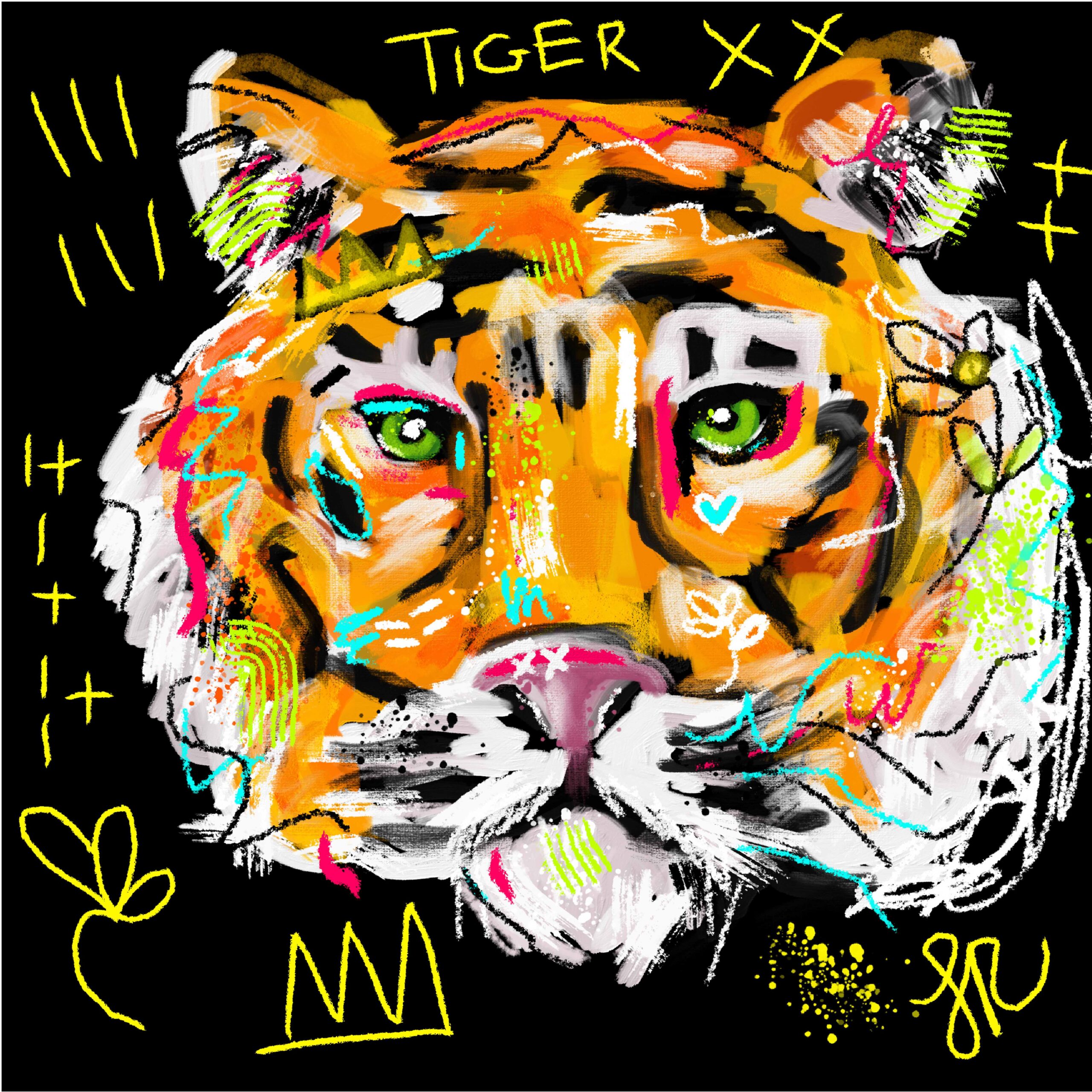 Tiger Tiger – Black by Samantha Redfern