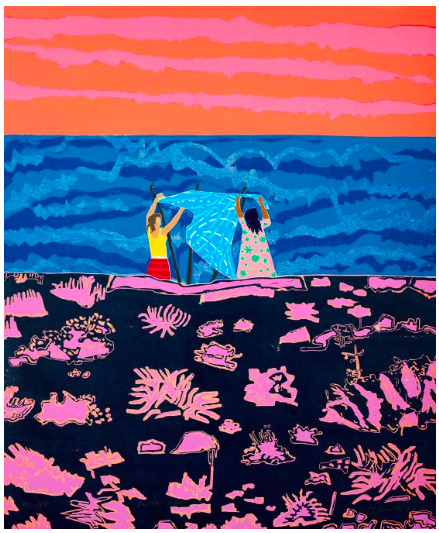 The Warm Ligurian Sea (Shelter 1), 2022, Tom Hammick