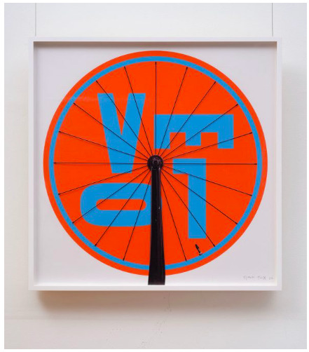 Velo Love (Orange), 2023, Gavin Turk