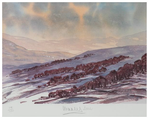 Glengairn, Aberdeenshire, January, HM King Charles III