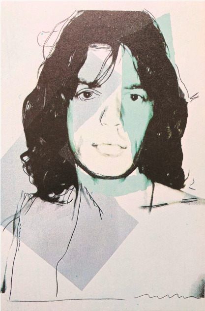 Mick Jagger VIII – Exhibition Postcard, Andy Warhol