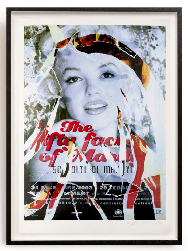 Omaggio A Marilyn #4, 2005, Mimmo Rotella