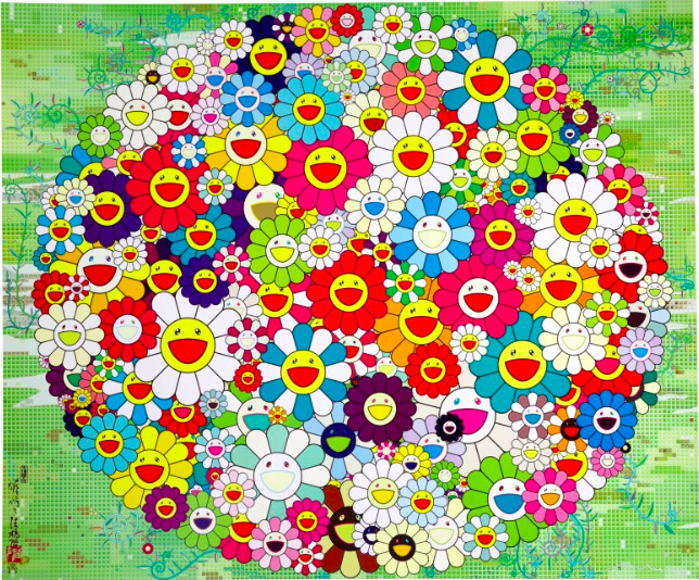 Open Your Hands Wide, 2010, Takashi Murakami