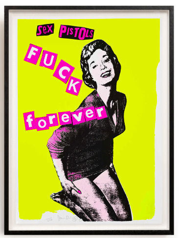 Fuck Forever (Yellow), 1997, Jamie Reid