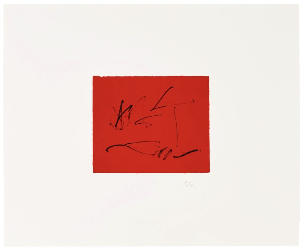 Red Wind, 1987, Robert Motherwell