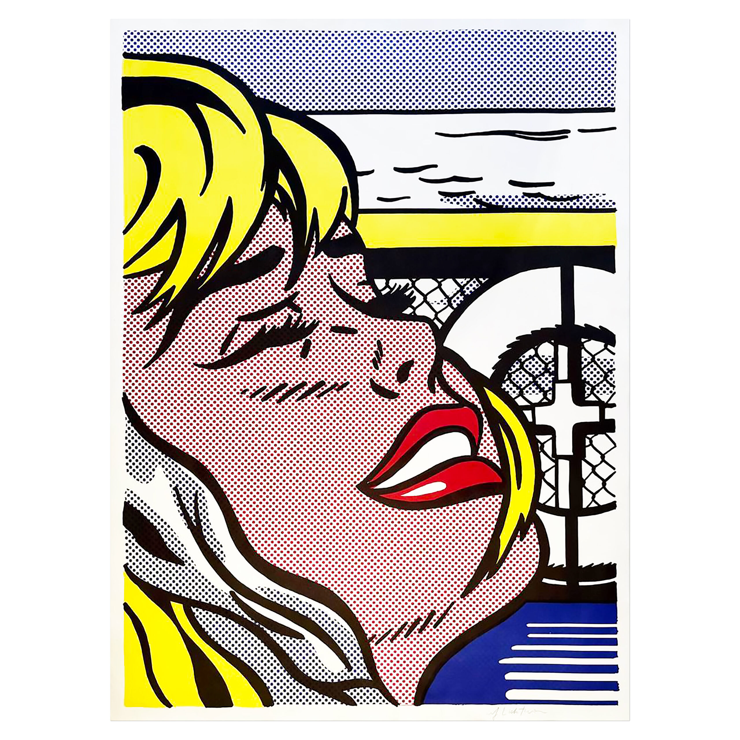 Shipboard Girl by Roy Lichtenstein