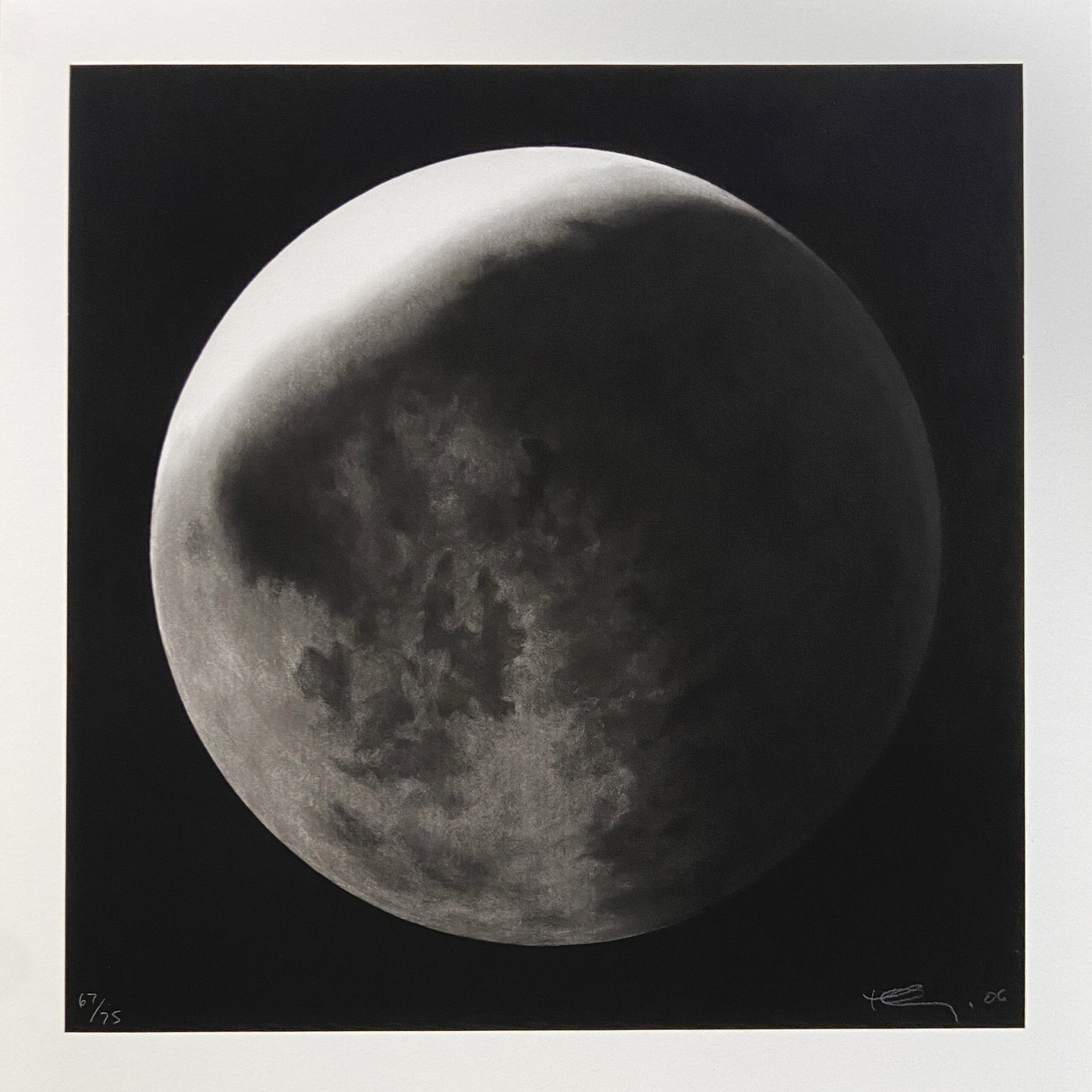 Untitled (Moon in Shadow) by Robert Longo