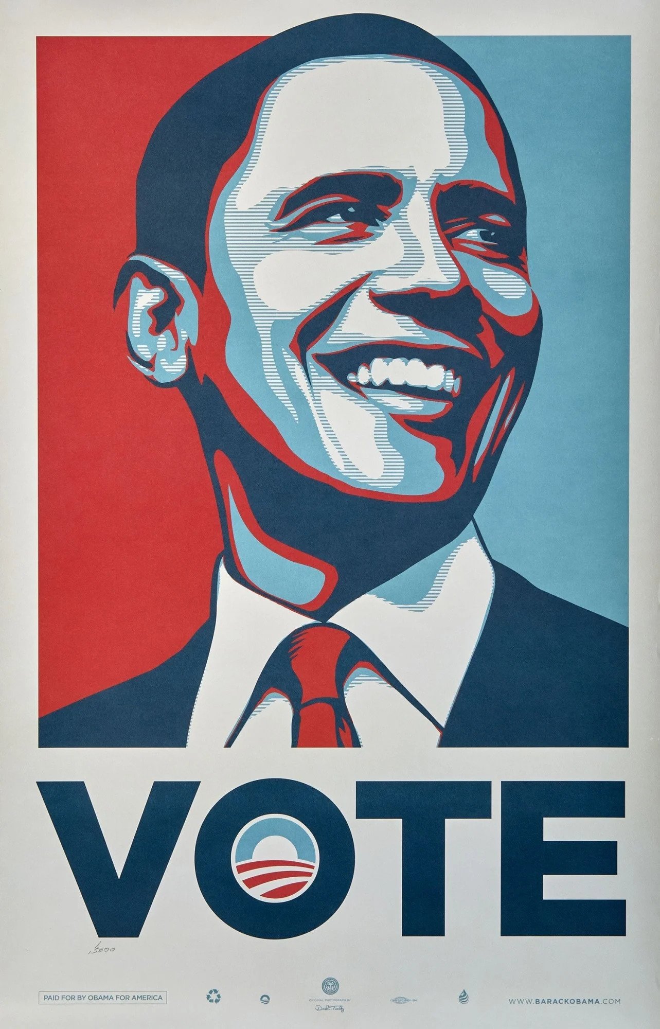 Vote Obama by Shepard Fairey