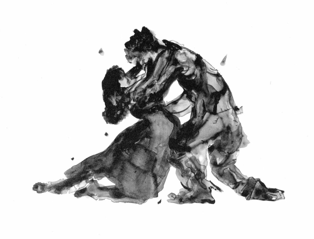 Porgy and Bess, Embracing from Porgy and Bess, 2013, Kara Walker