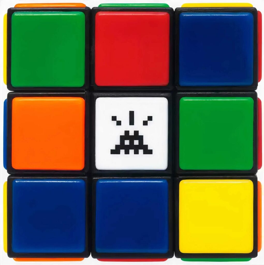 Invader CubeNVDR1-1 by Invader