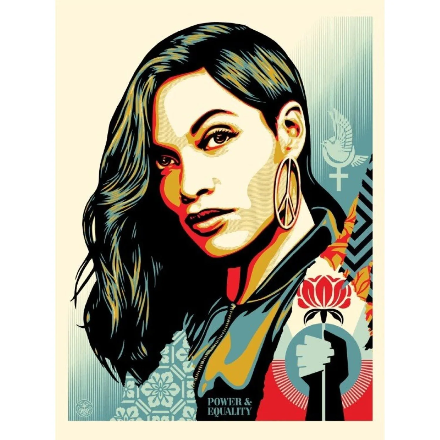 Power and Equality – Flower by Shepard Fairey