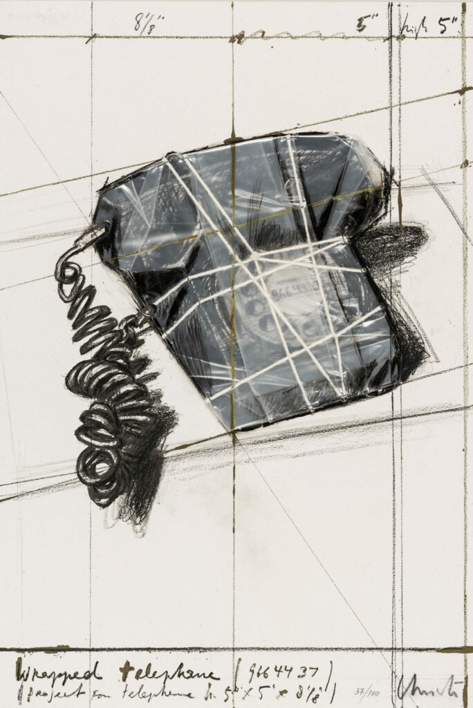 Wrapped Telephone, Project, Christo, Winwood Gallery