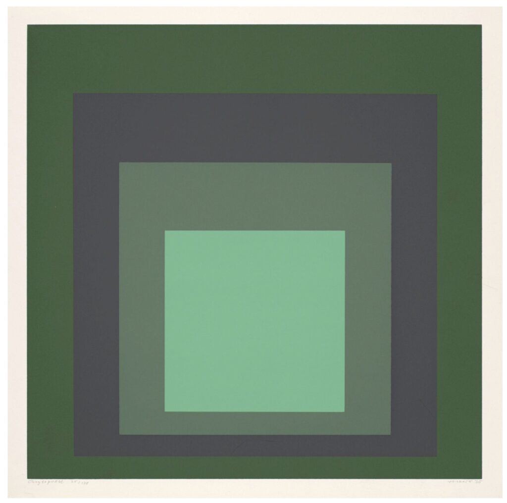 Chrysoprase (From Dei Oberflache), 1965, Josef Albers