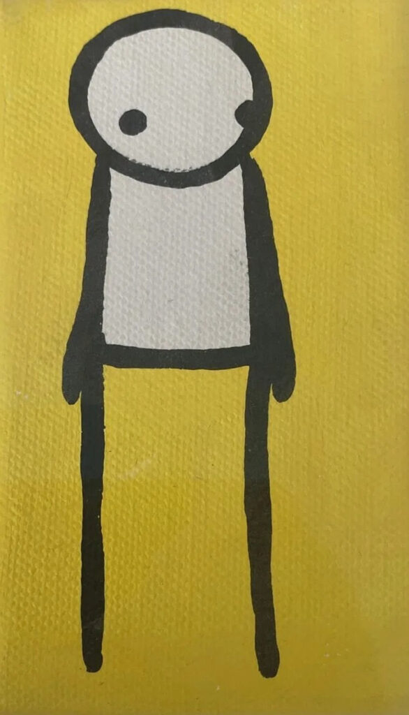 Untitled (Yellow) by STIK