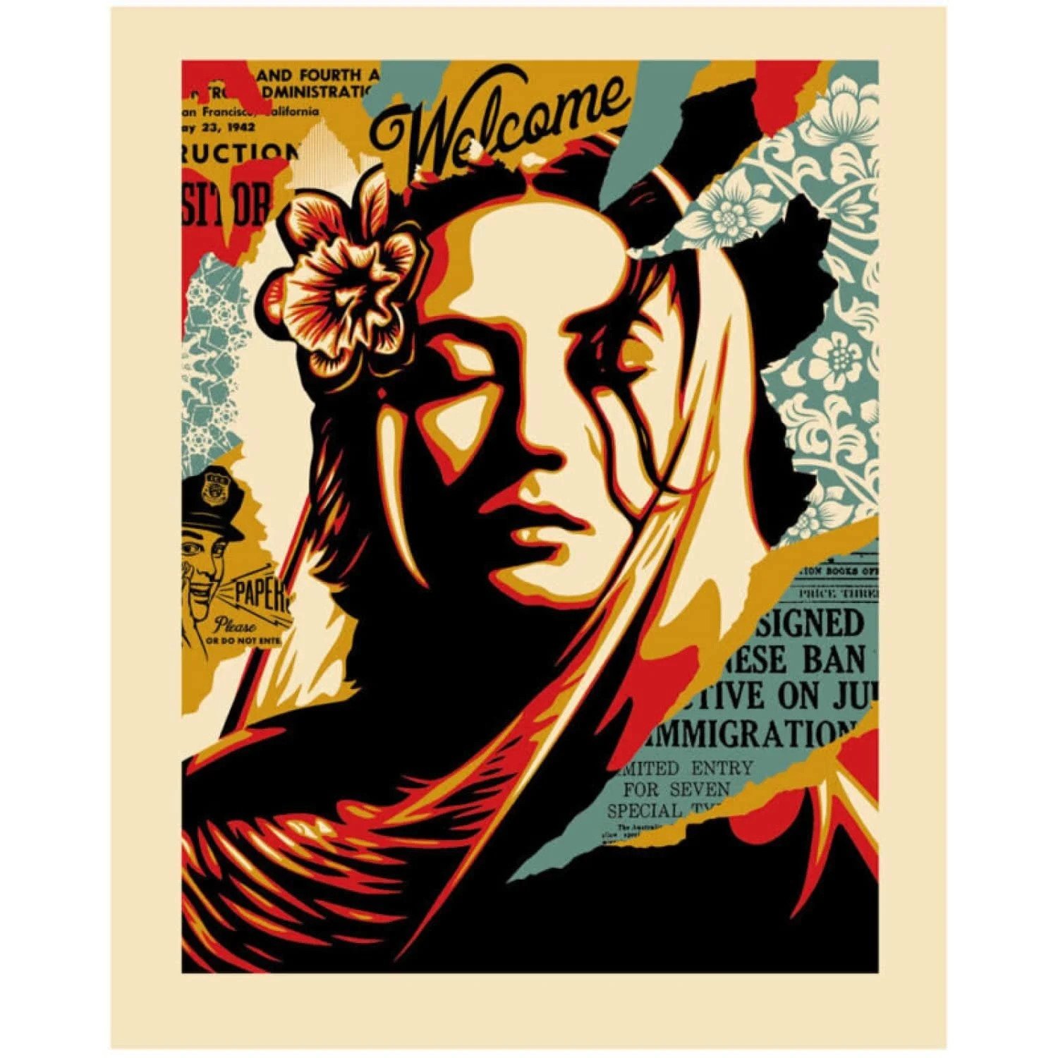 Welcome Visitors by Shepard Fairey