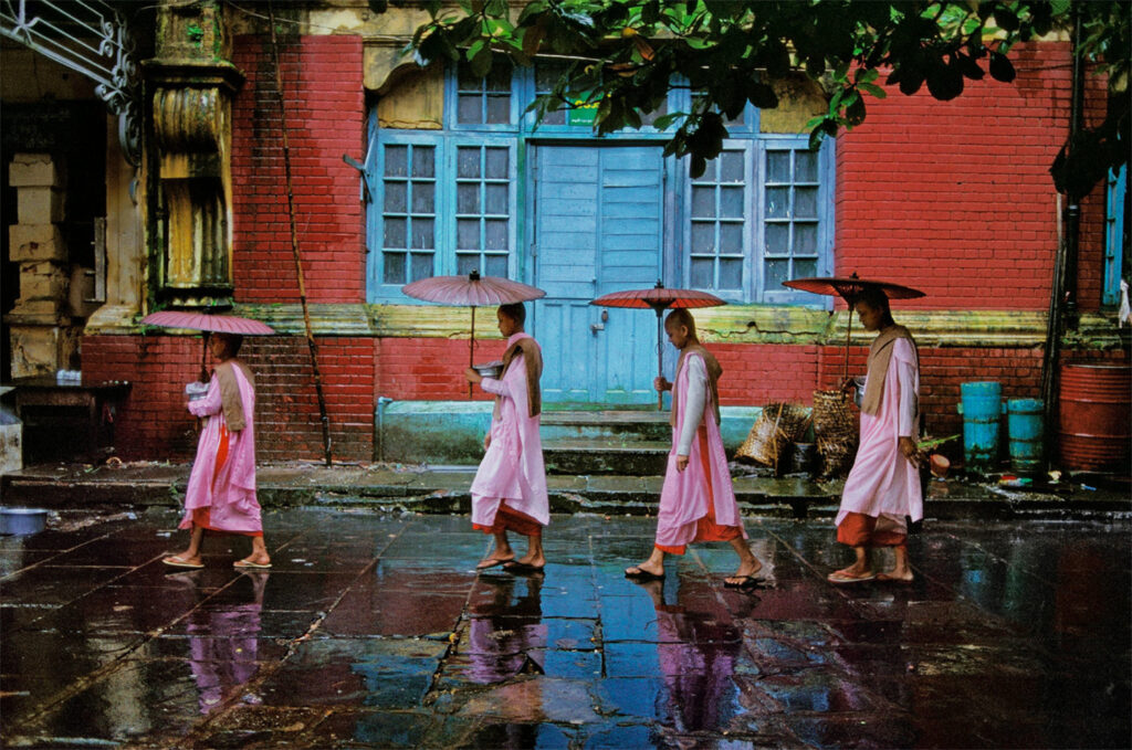 Procession of Nuns, Rangoon, Burma, 1994 Signed, Steve McCurry