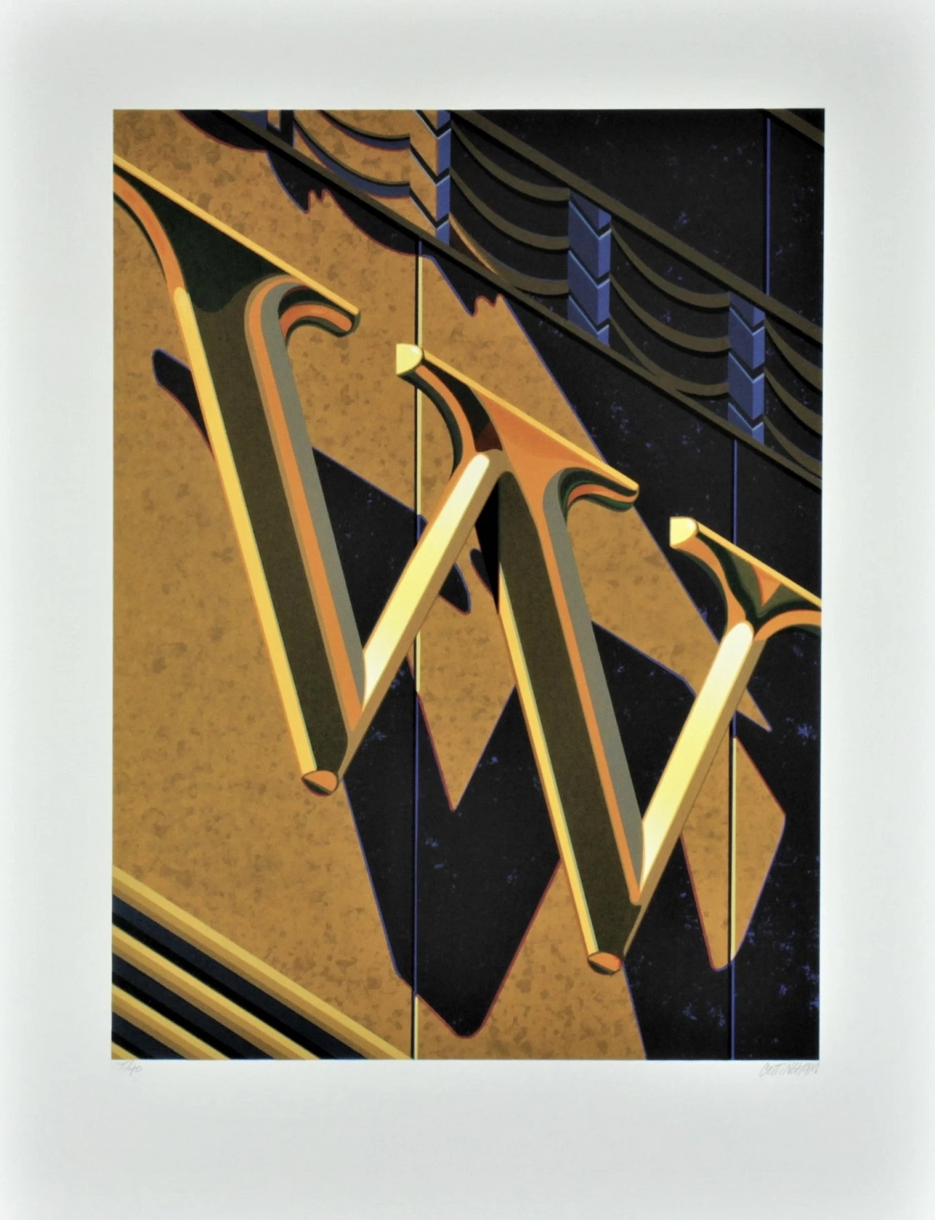 The Letter W by Robert Cottingham