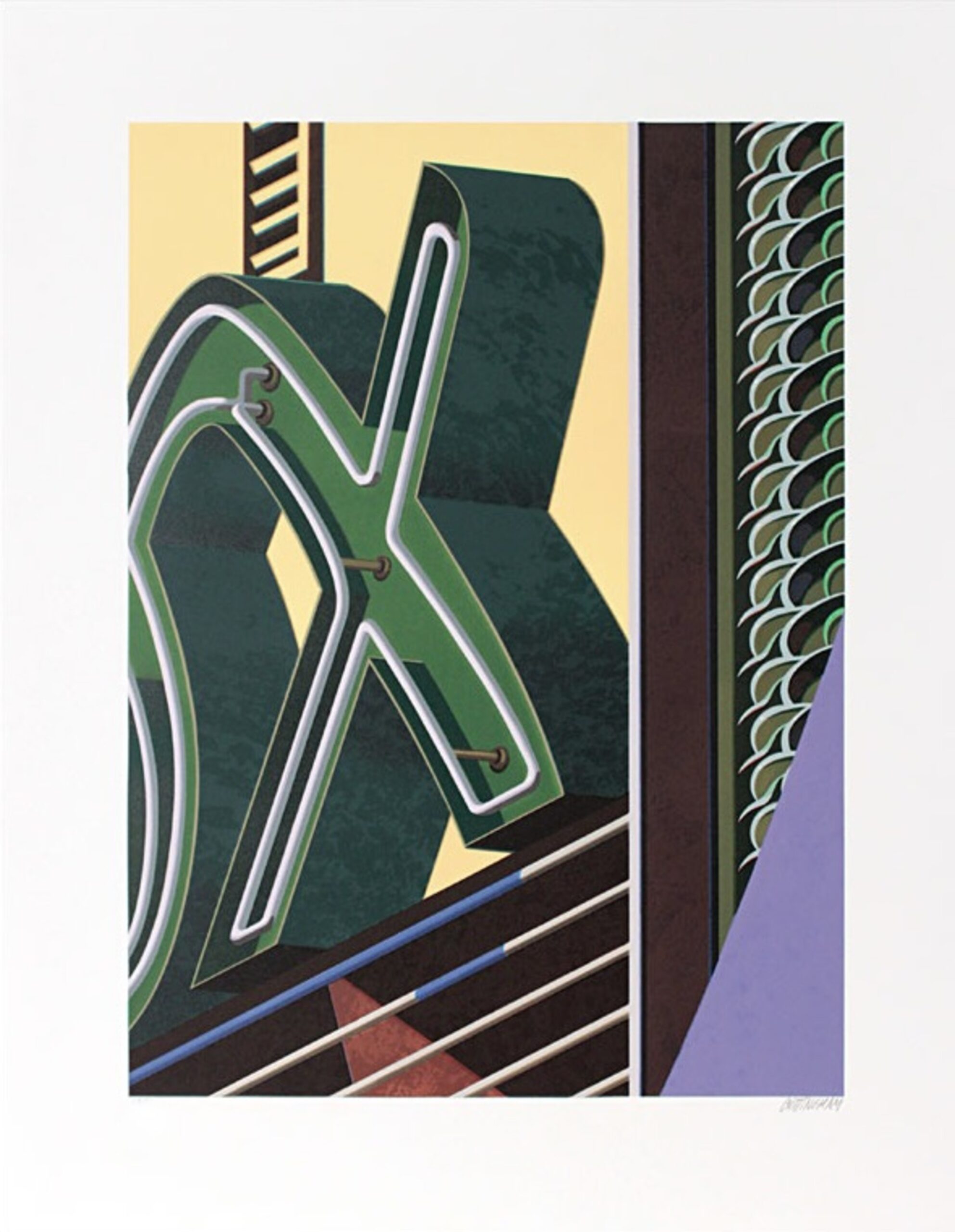 The Letter X by Robert Cottingham