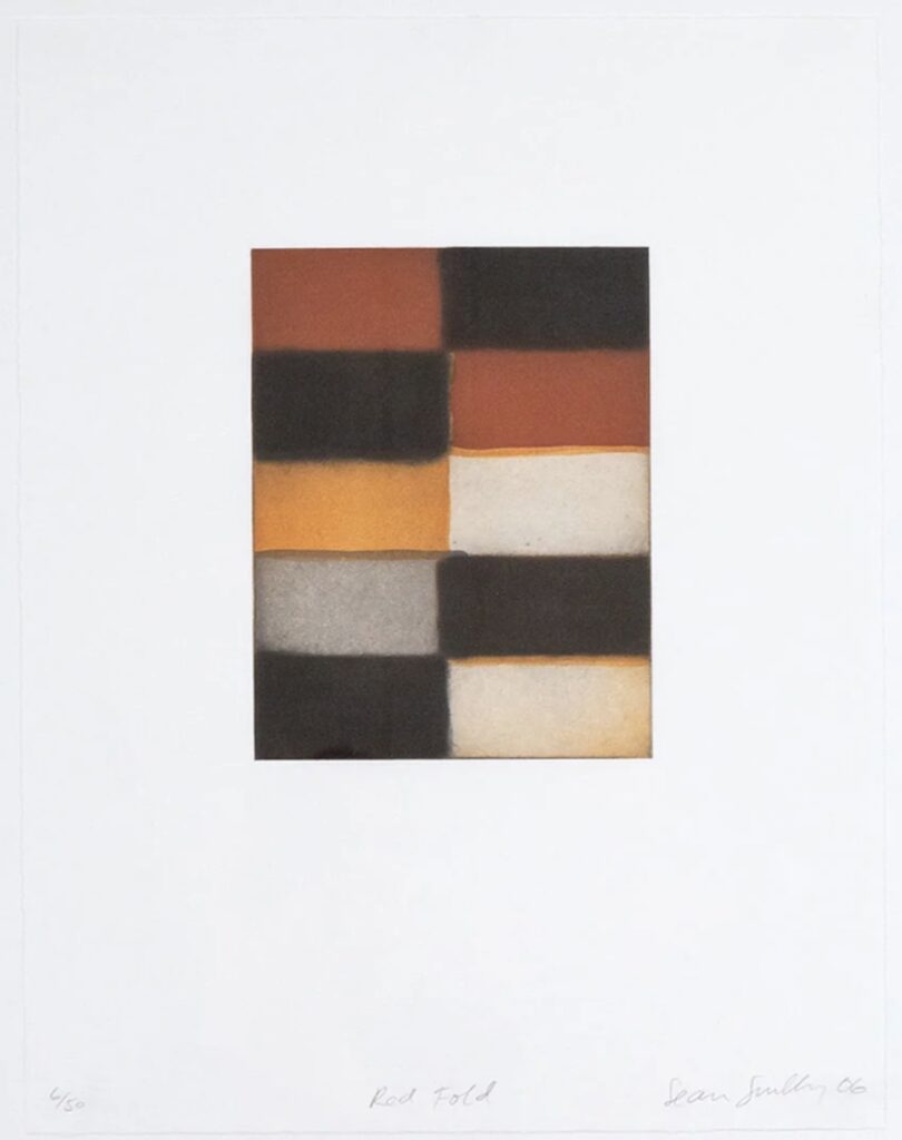 Red Fold, 2006, Sean Scully