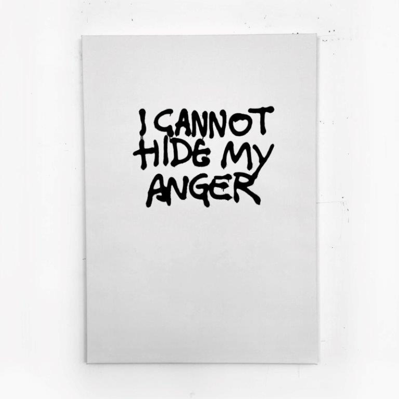 I Cannot Hide my Anger by Monica Bonvicini