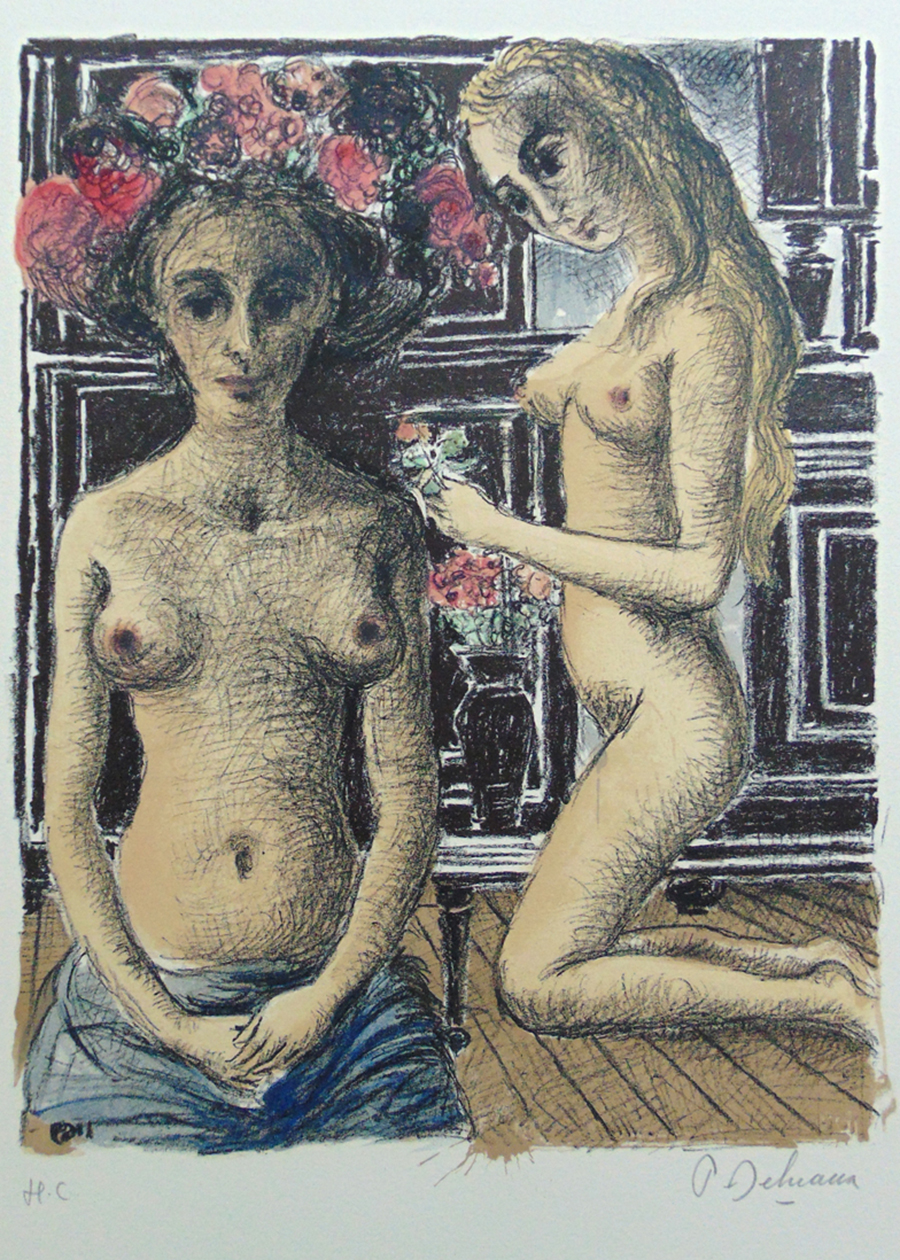 Phyrné by Paul Delvaux