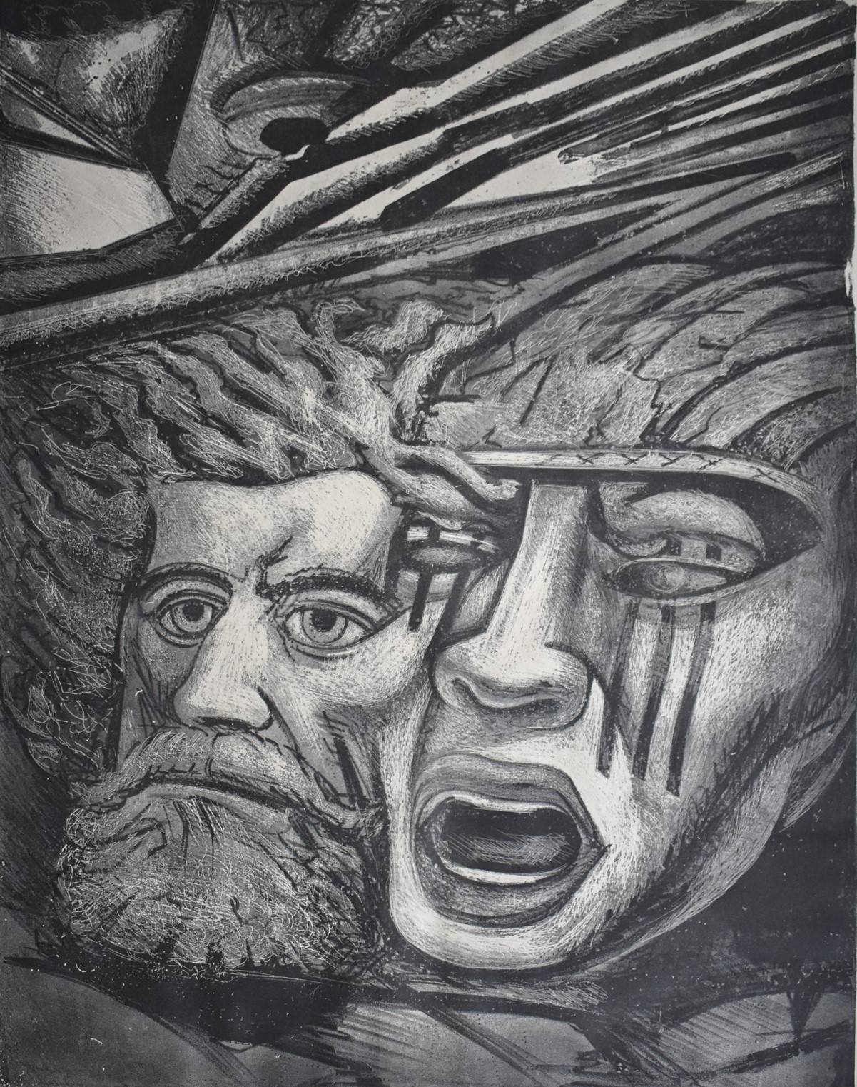 Death to the Invader | Muerte Al Invasor by David Alfaro Siqueiros