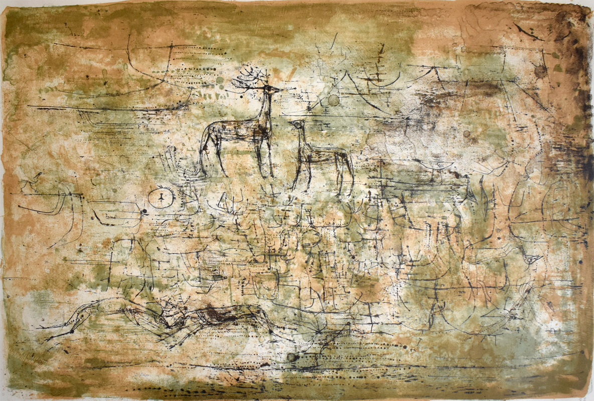 Deer | Les cerfs by Zao Wou-ki