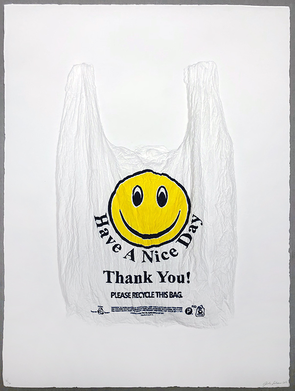 Have A Nice Day, Thank You! Plastic Bag, 2016, Analia Saban