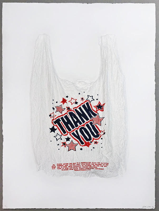 Thank You Plastic Bag, 2016, Analia Saban