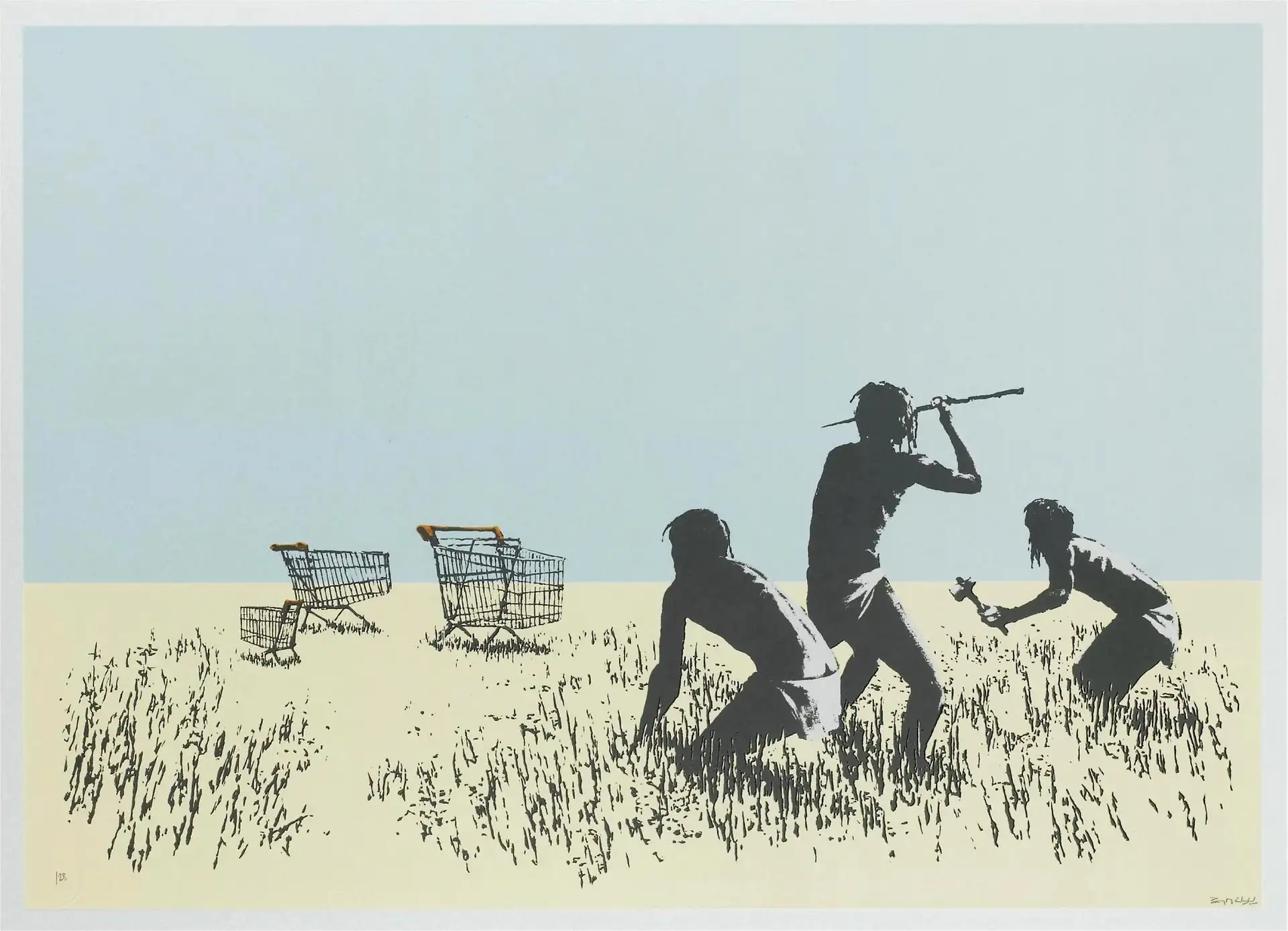 Trolleys (Bethlehem Edition) by Banksy