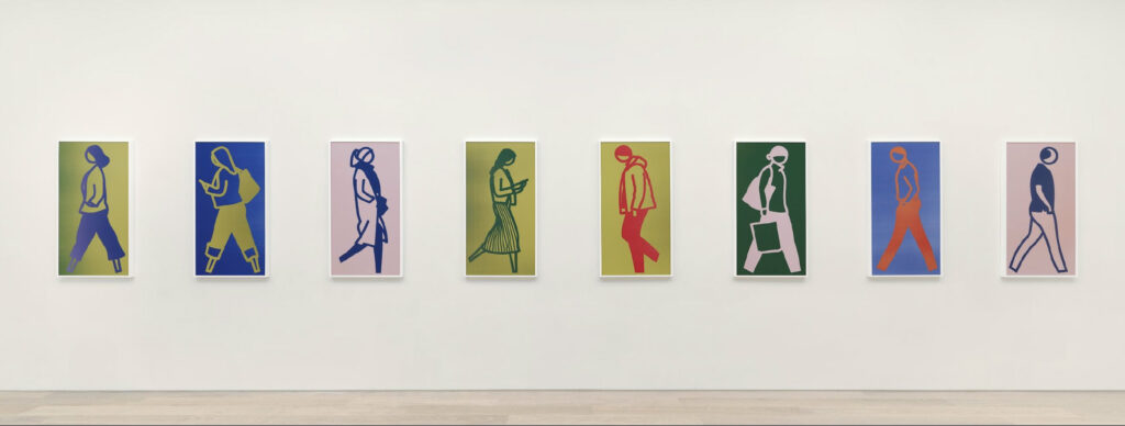 Crossing, 2021, Julian Opie