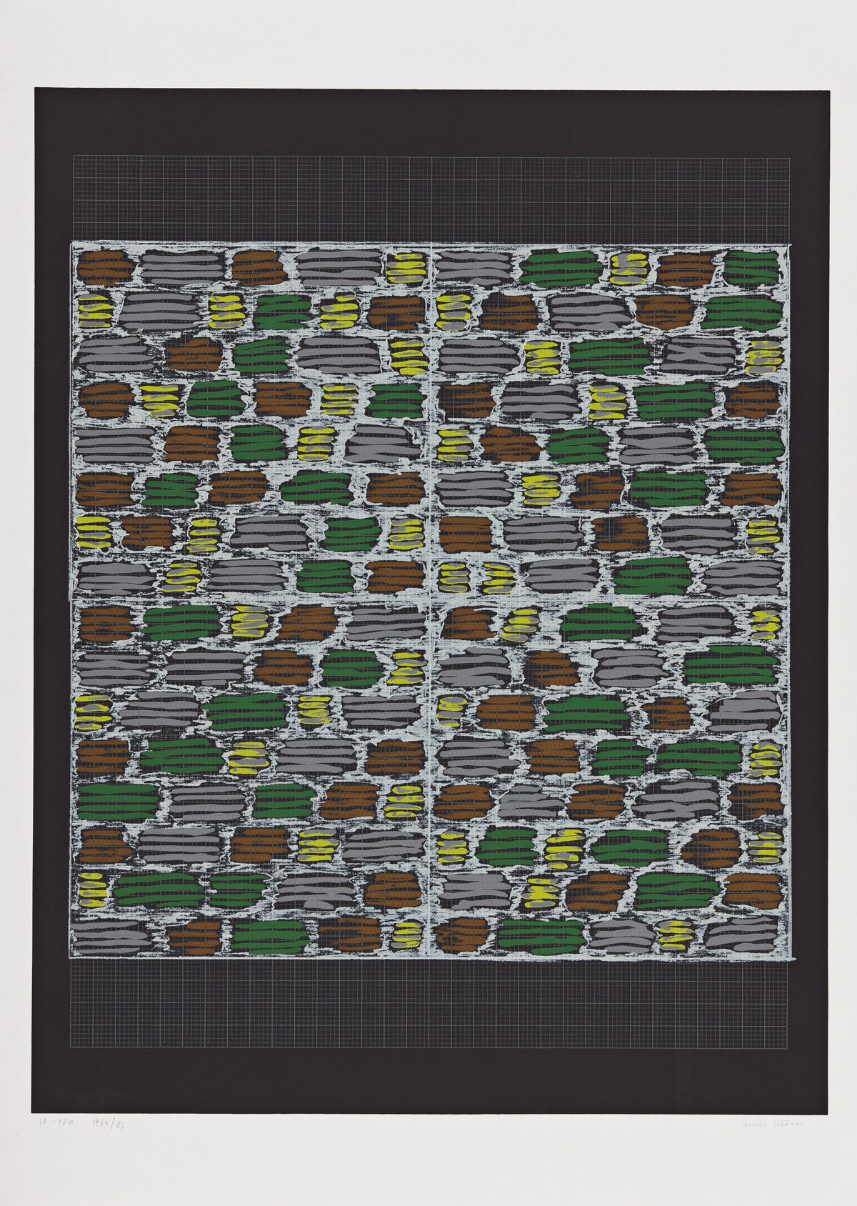 Untitled 3 of 9 (from Connections 1925-1983) by Anni Albers