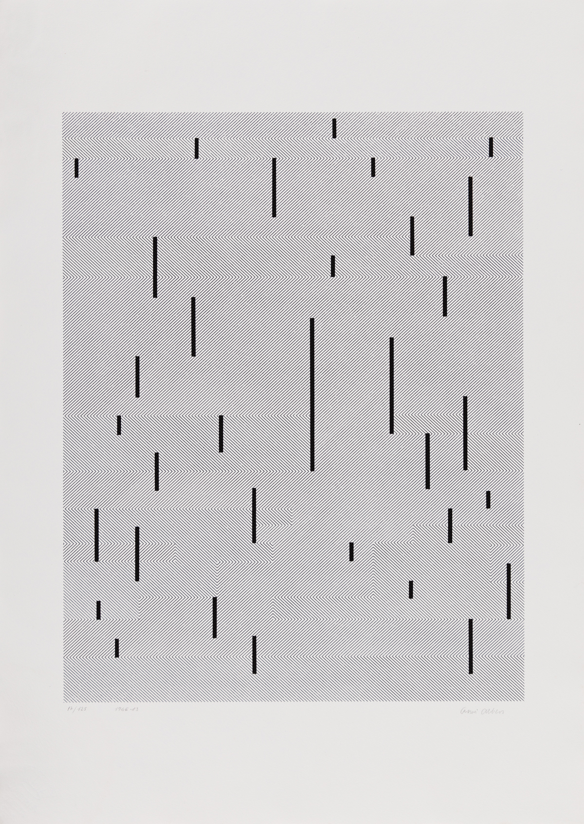 Untitled 6 of 9 (from Connections 1925-1983) by Anni Albers