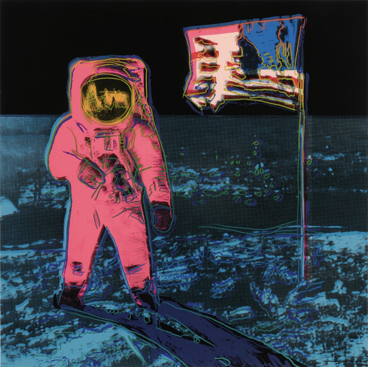 Andy Warhol | Moonwalk F & S II.405 by Andy Warhol