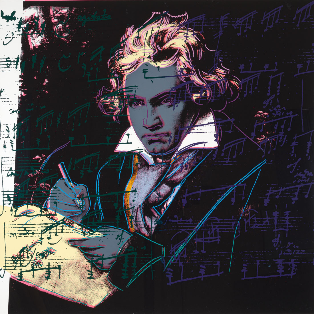 Beethoven (F & S II.393) by Andy Warhol