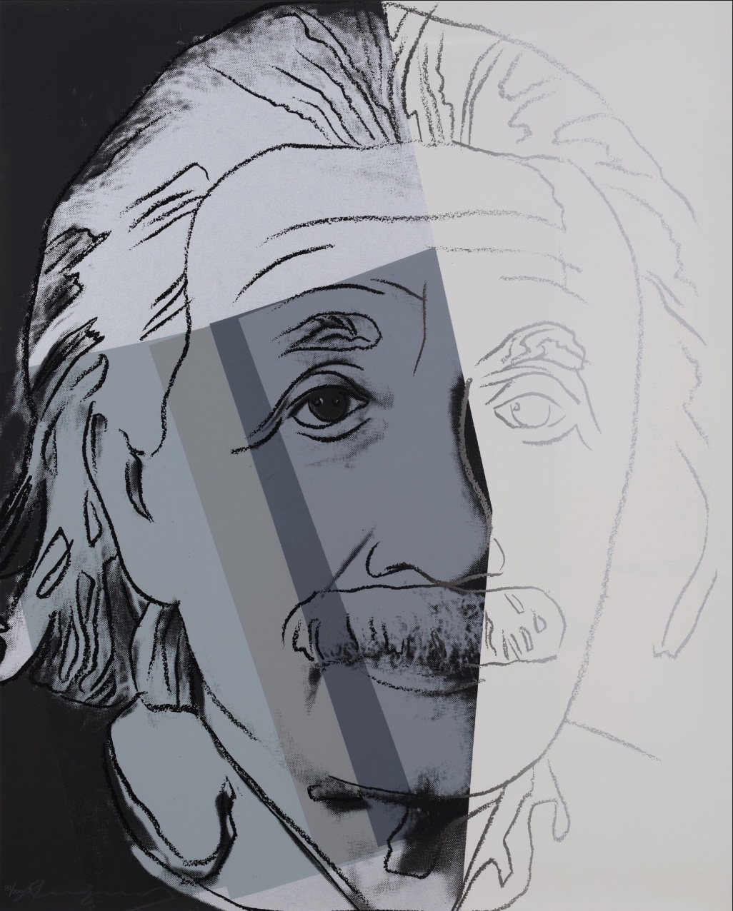 Albert Einstein by Andy Warhol