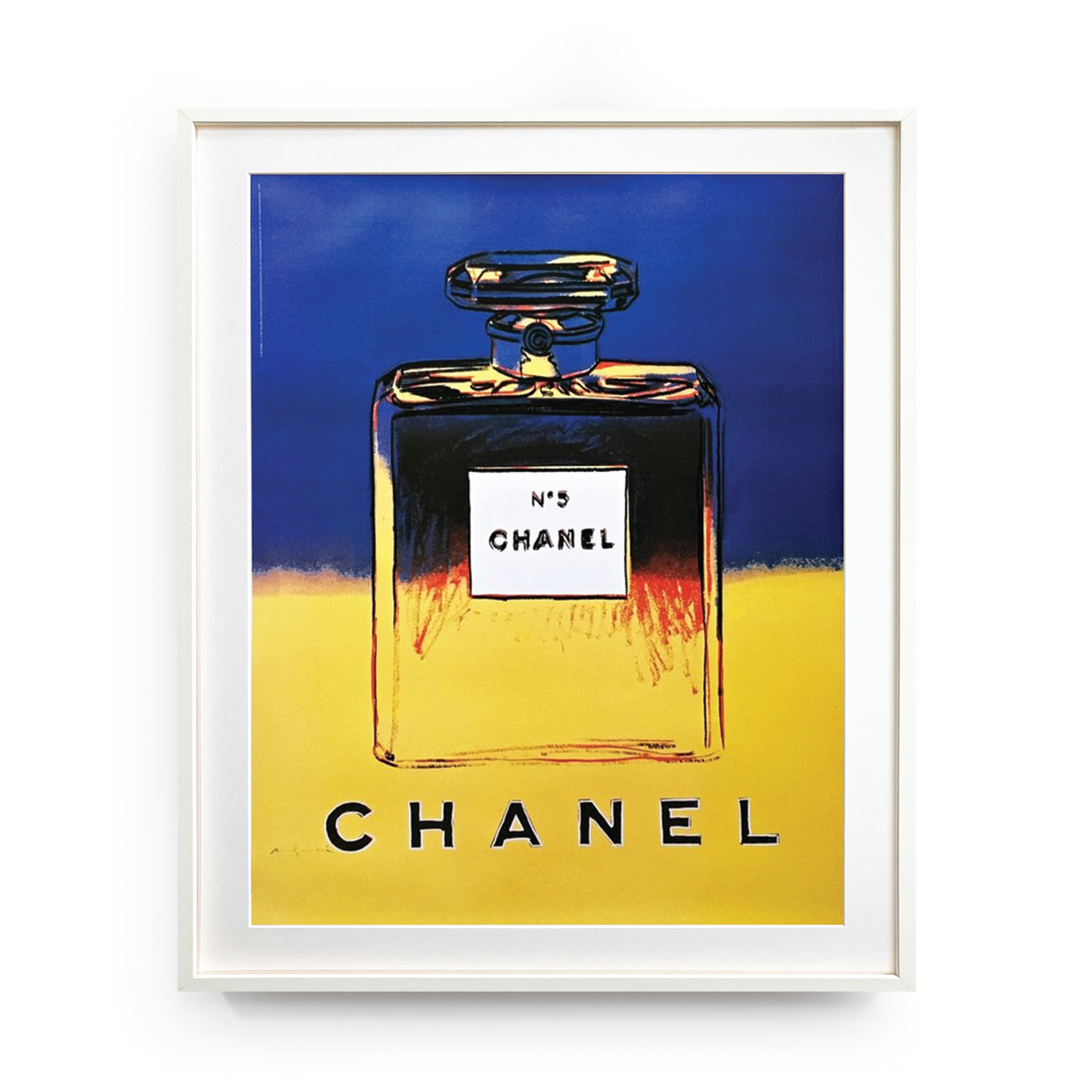 Chanel – Blue And Yellow by Andy Warhol (after)