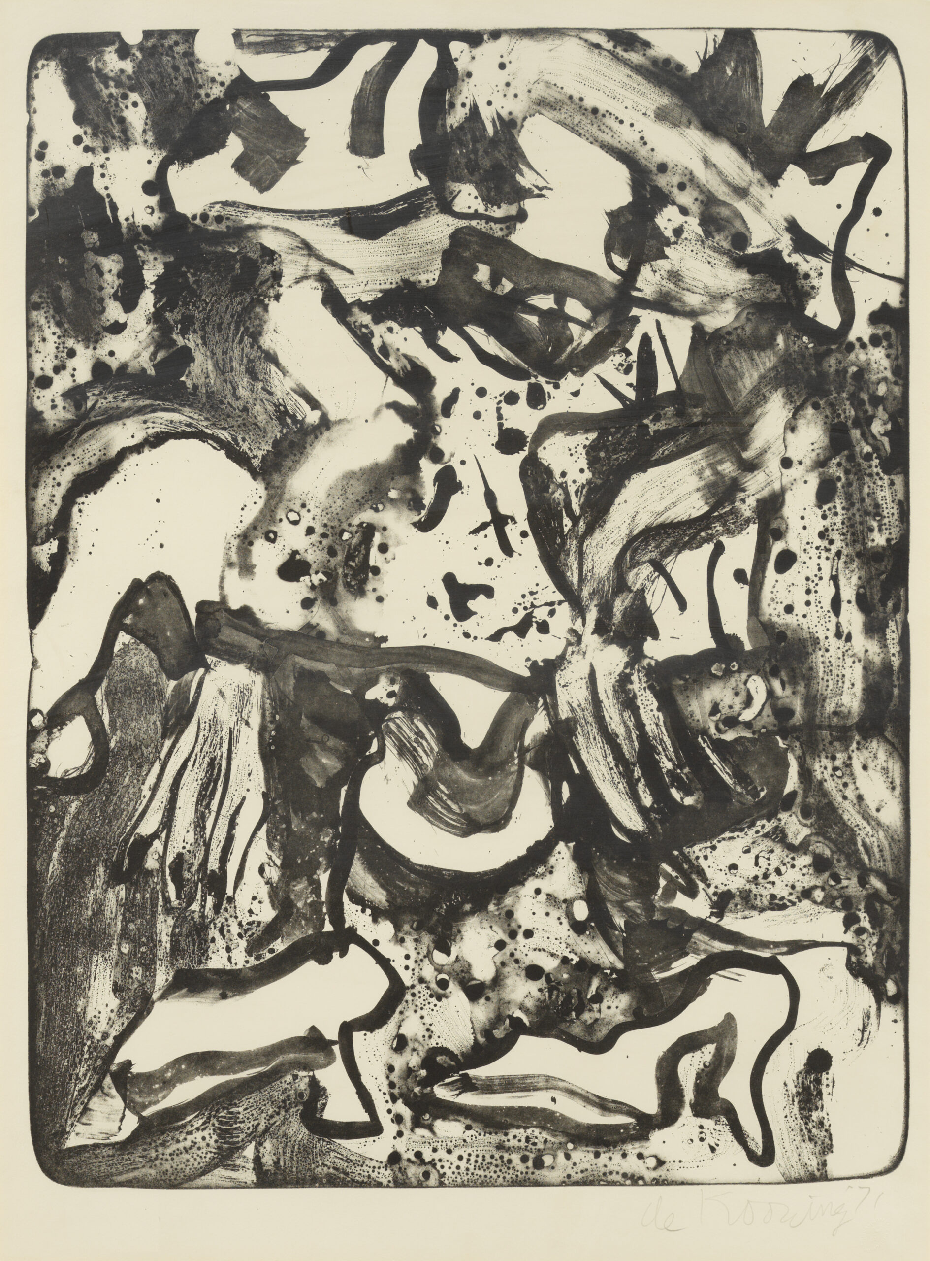 Minnie Mouse by Willem De Kooning